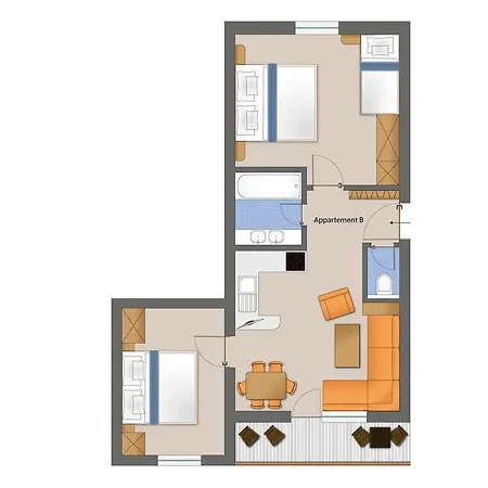 An Der Via Claudia Augusta 아파트 *