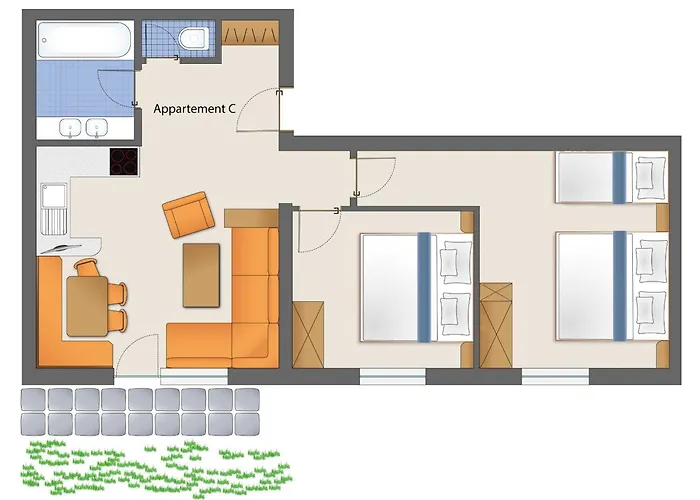 شقة An Der Via Claudia Augusta فس